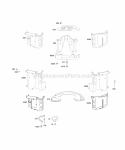 Shrouds Diagram and Parts List for 303777-1114-E1  Briggs and Stratton Engine